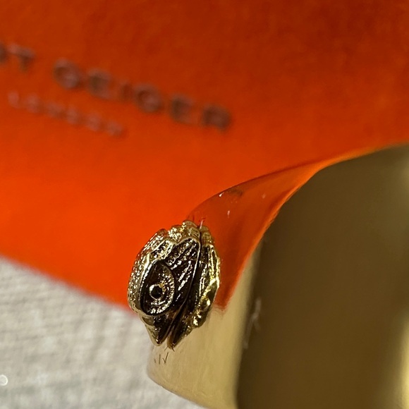 Kurt Geiger Gold-Tone Bangle Bracelet with Crystal Accents - Picture 5 of 11